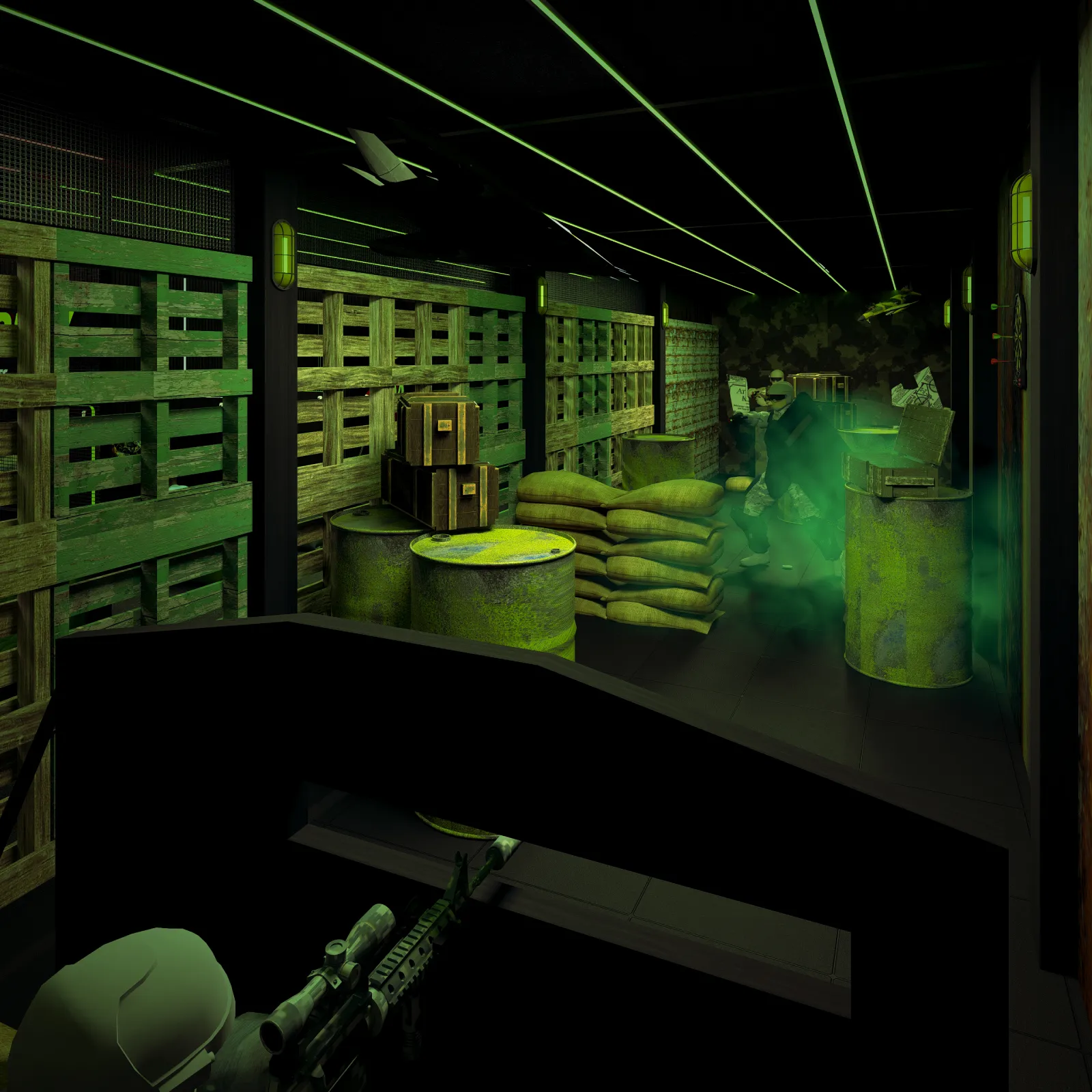 Aimnplay Game Arena Design. Onak Design Studio
